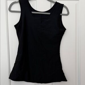 Wear ease Classic Black Sleeveless compression Top